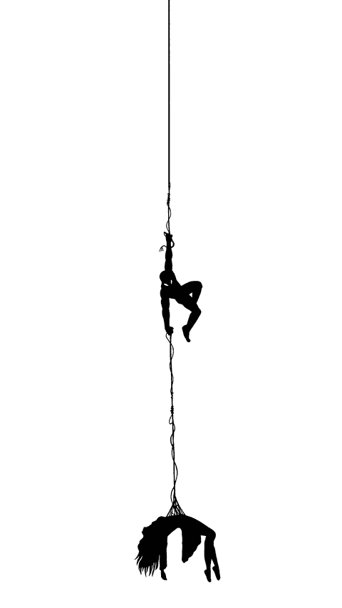 Minimalist Spider-Man Hanging Silhouette Wallpaper