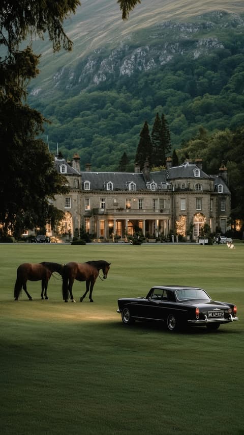Vintage Classic Car Estate & Horses