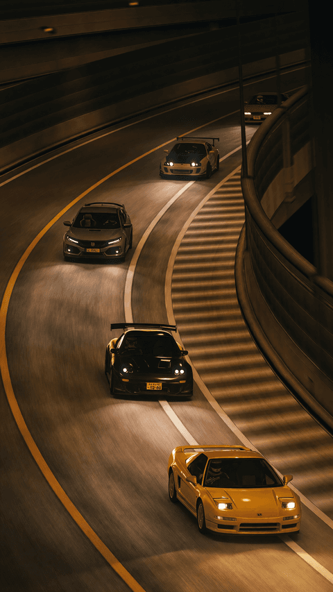Yellow Porsche 911