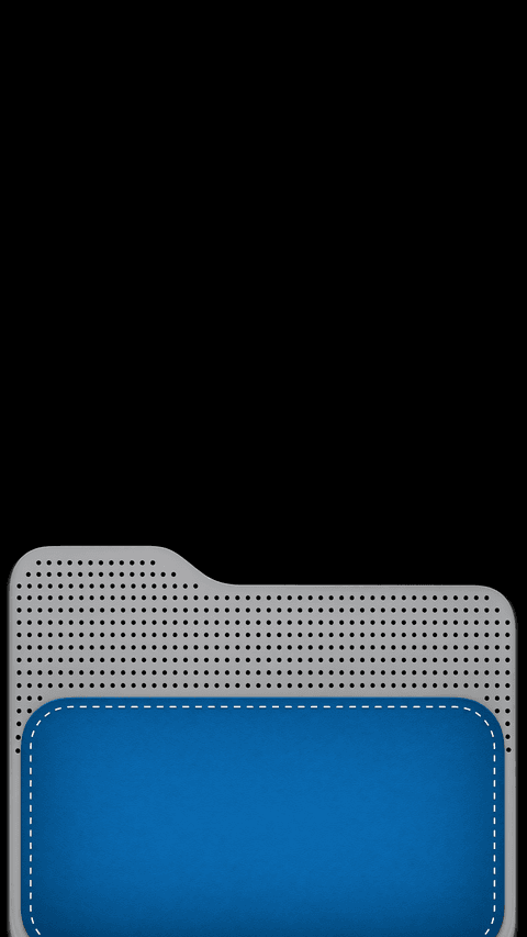 Blue File Folder