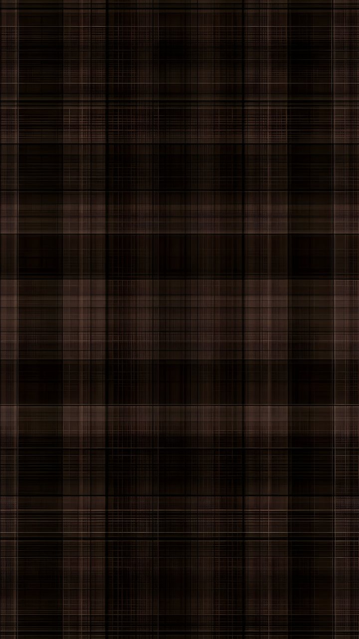 Dark brown abstract plaid texture made of layered horizontal and vertical lines forming a subtle grid pattern.